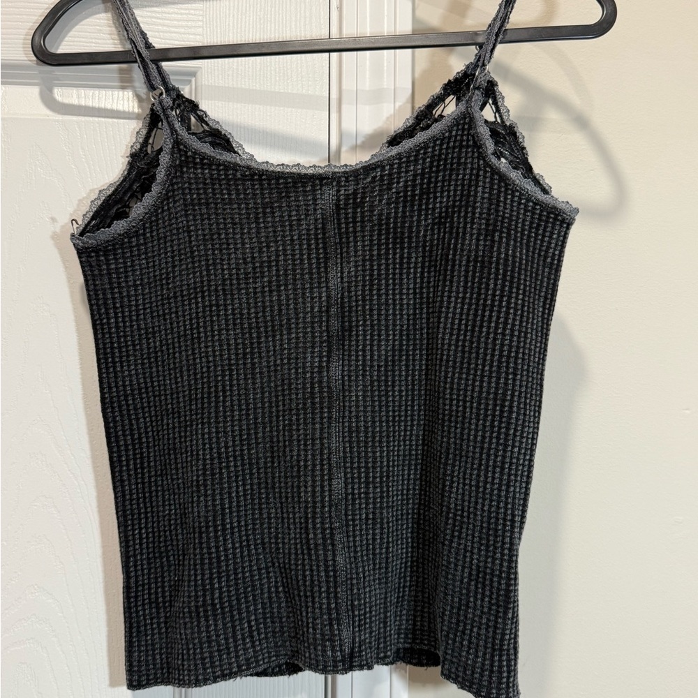 Free People One Knit Cami in Tarmac - Picture 8 of 11